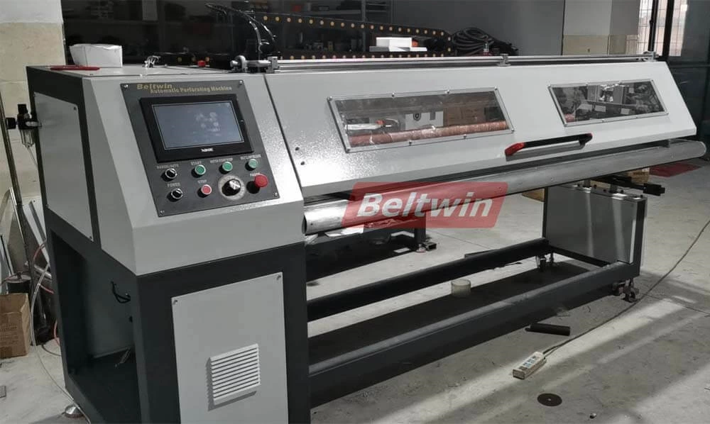 Máquina Perforadora de cinta transportadora de 2000 mm de ancho para cinta de Caucho/PU/PVC