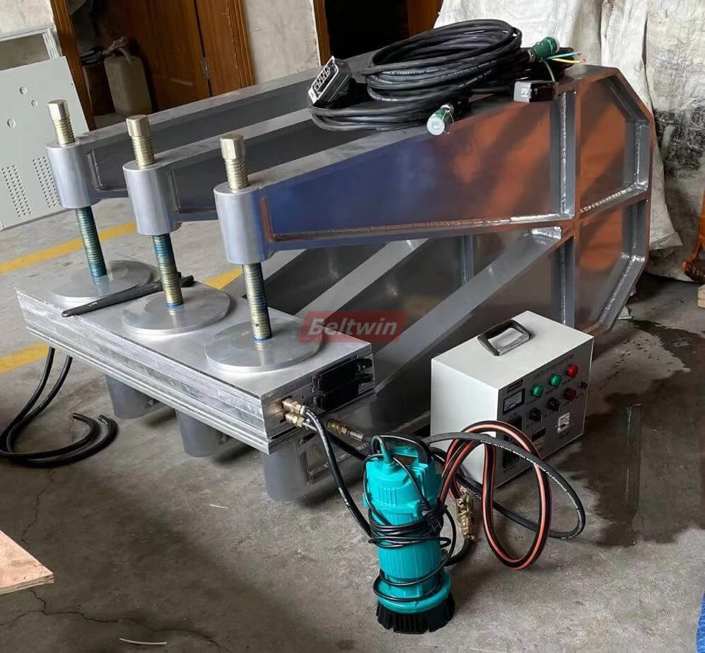 Vulcanizadores de reparación con abrazadera en C | Prensa de reparación de vulcanización para cinta transportadora de caucho