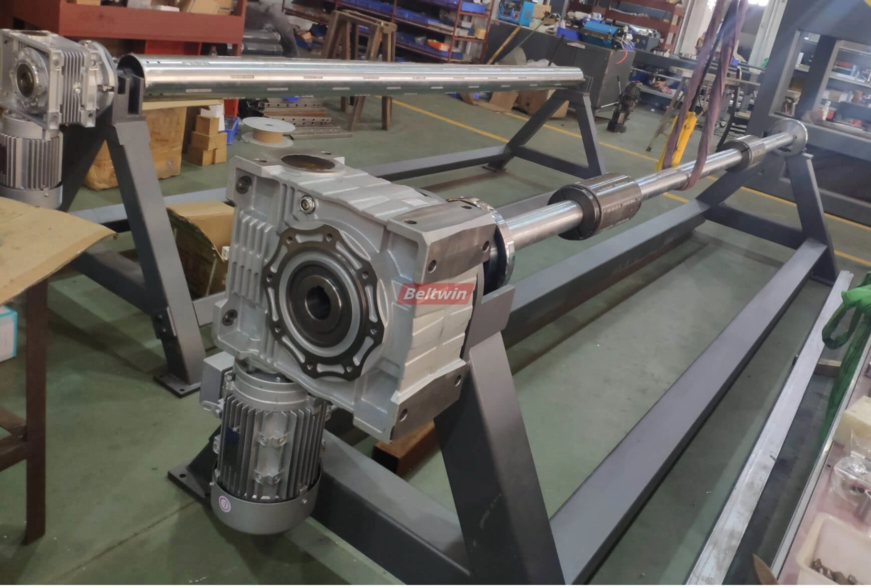 Cortadora de Banda Transportadora con Bobinadora y Rebobinadora (versión mejorada)