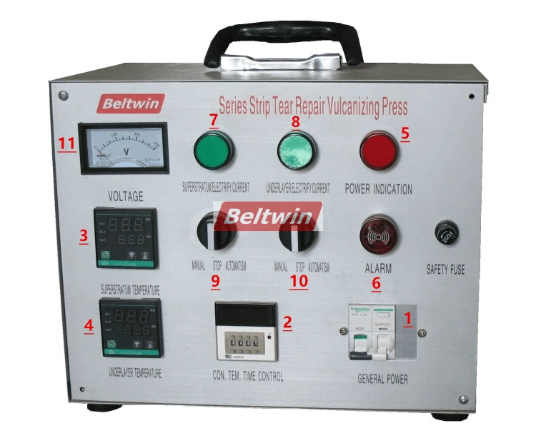 Vulcanizadores de Reparación de Bordes | Reparación de prensa de vulcanización para cinta transportadora de caucho