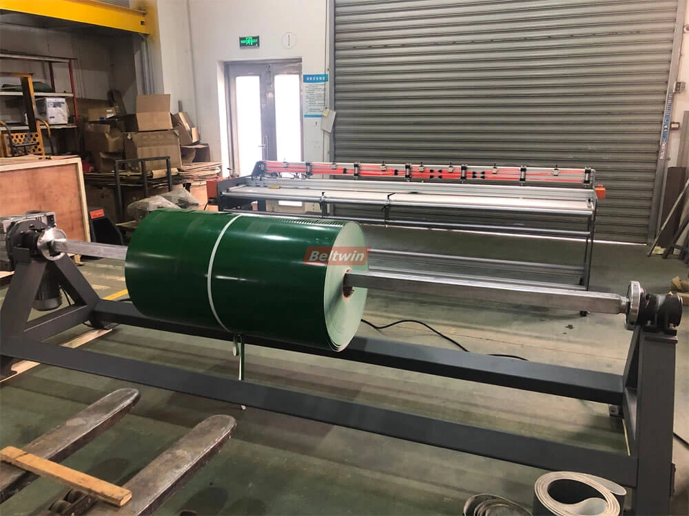 Bobinadora de Banda Transportadora PVC PU