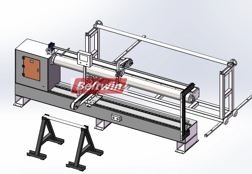Máquina de soldadura de pared lateral/guía para Banda transportadora de PVC PU QB2000S-3000S