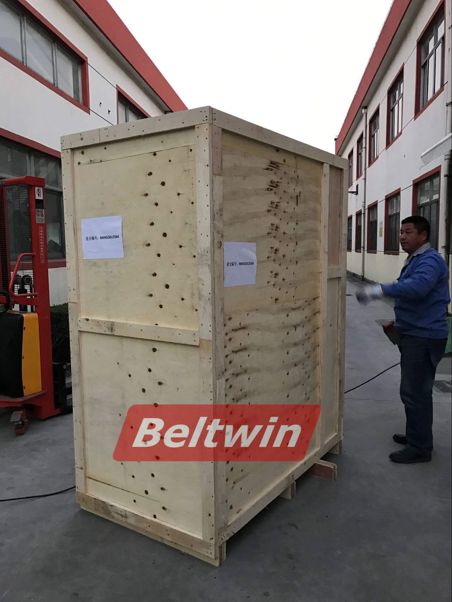 Embalaje de máquina de soldadura HF a Rusia