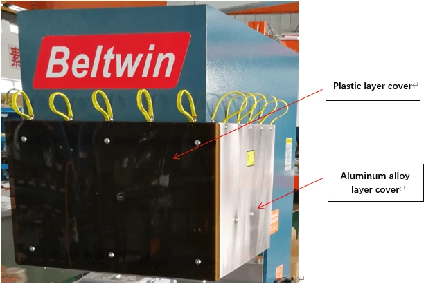 Máquina de soldadura de correa de alta frecuencia QA-1000H para guías en V, grapas y paredes laterales de correa