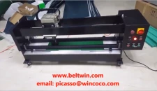 Máquina automática de corte y punzonado de dedos de correa de PU de PVC