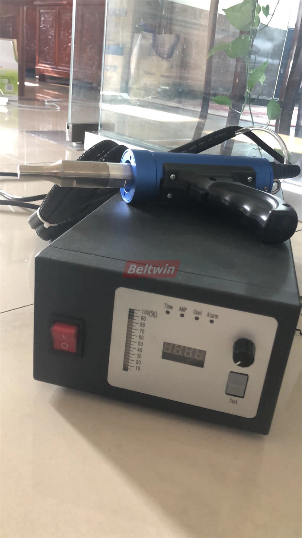 Pistola calefactora Beltwin para soldadura de dedos de cinta transportadora