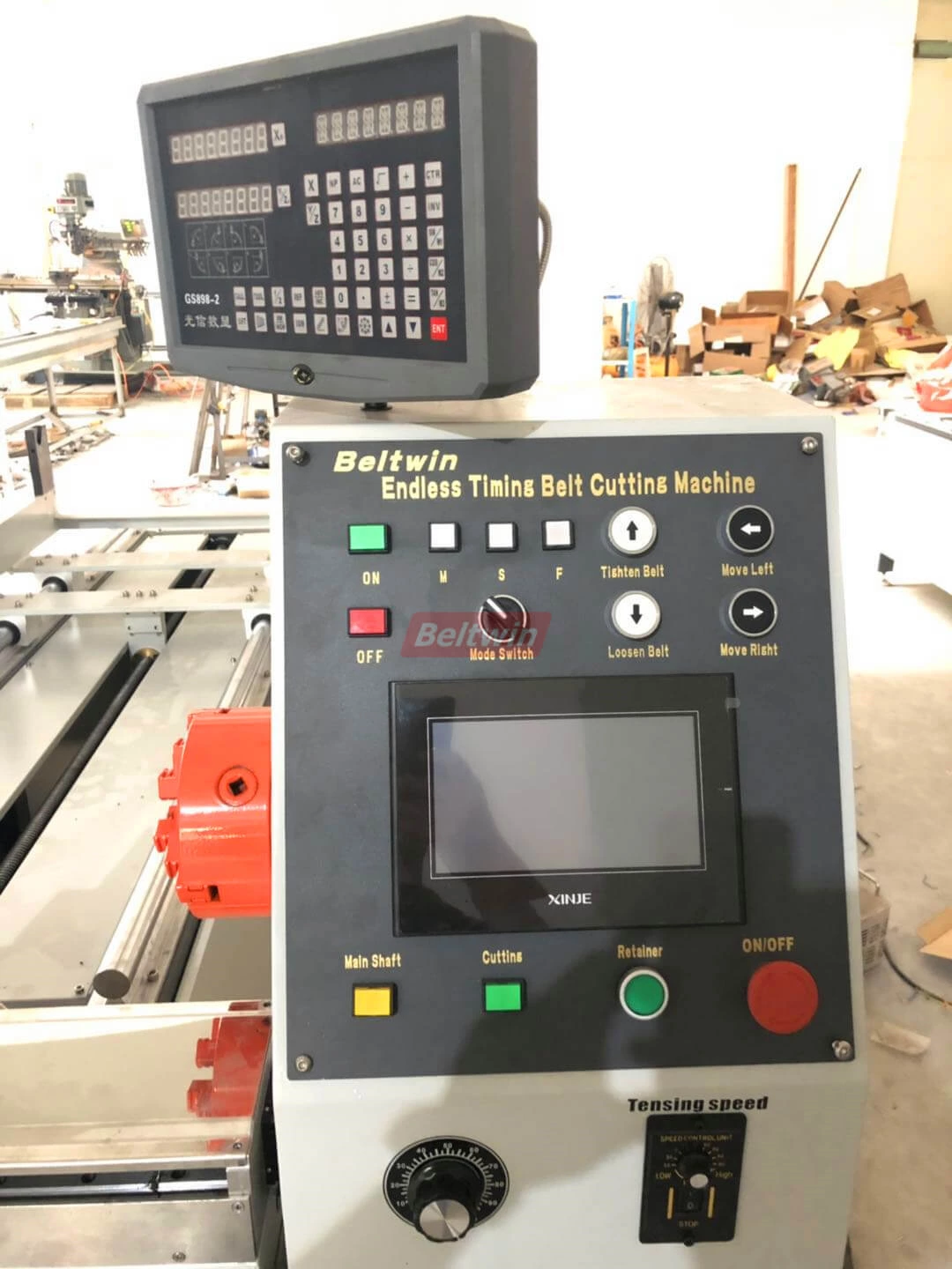 Cortadora automática de correa dentada con doble potencia 120V/220V