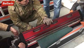 Capacitación en Uzbekistán para prensa de enfriamiento de aire