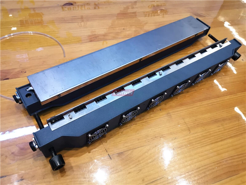 Video de operación para prensa de enfriamiento de aire 600 * 50 mm