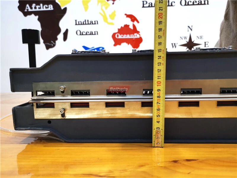 Video de operación para prensa de enfriamiento de aire 600 * 50 mm