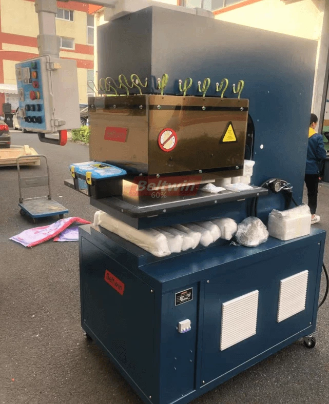 3 uds. Prensa de refrigeración por aire PA300/PA600/PA1500 + máquina 12KW HF + máquina de soldadura guía 1M envío a Alemania