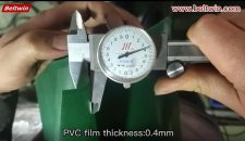 Cómo obtener una película de PVC y PU de 0 3 mm