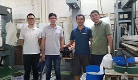 Viaje a Tailandia 2019: Comentarios de un cliente en Tailandia sobre el día 5 de la prensa de refrigeración por aire