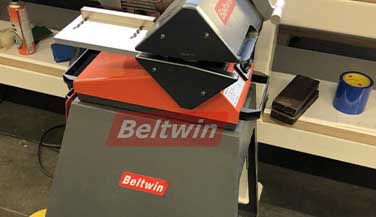 Uso del separador de capas Beltwin en el taller de un cliente belga