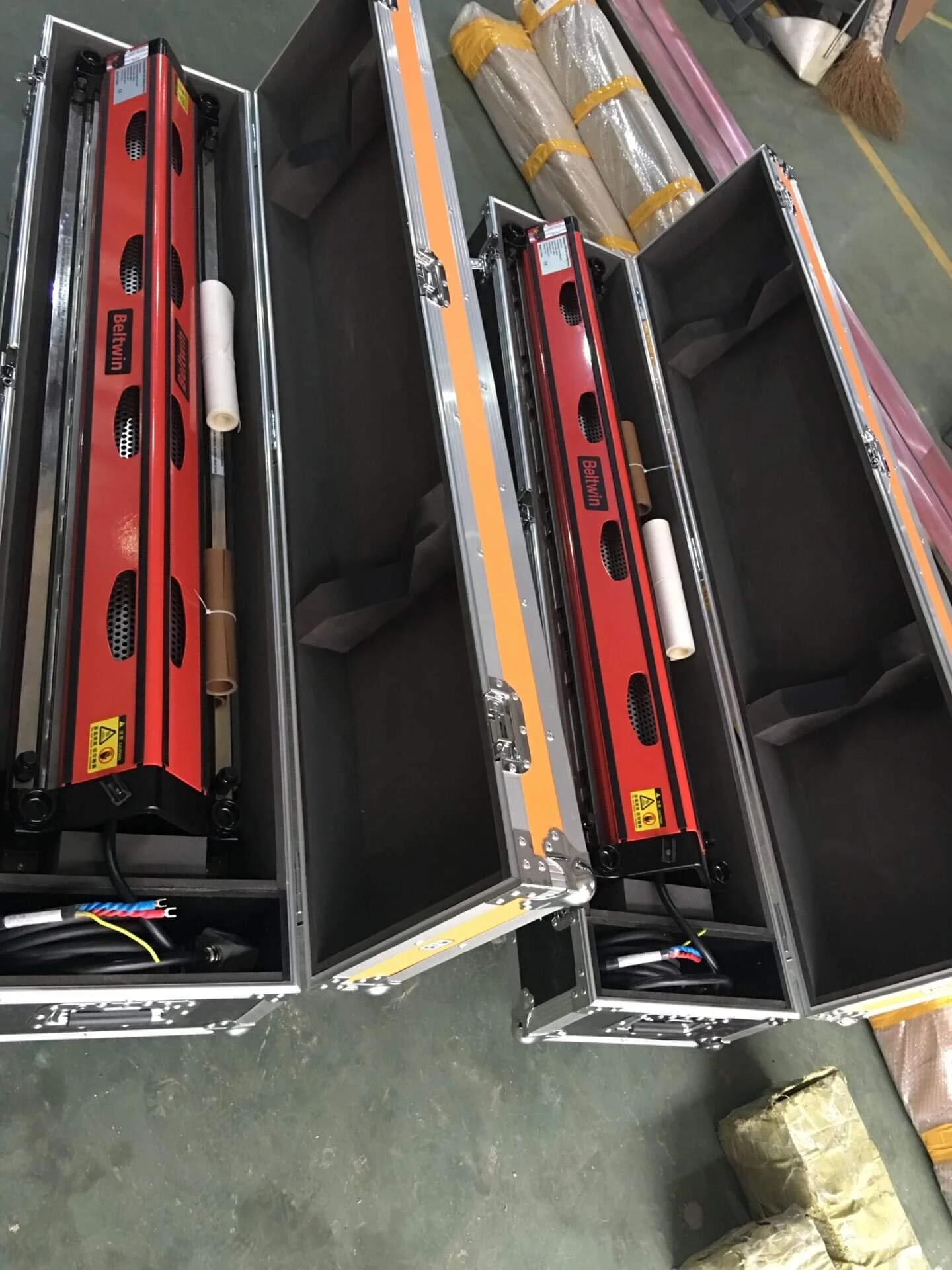 Entrega de prensa de enfriamiento de aire 4PCS a Chile