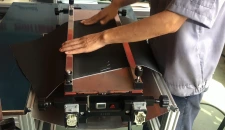 Correa de cinta de correr con junta de prensa de empalme de refrigeración por aire