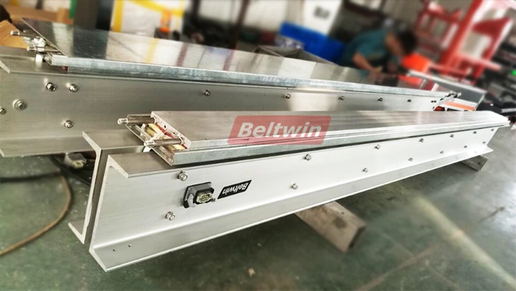 Entrega de prensa de refrigeración por agua Beltwin 3400x150 mm a Colombia, longitud efectiva: 3200 mm