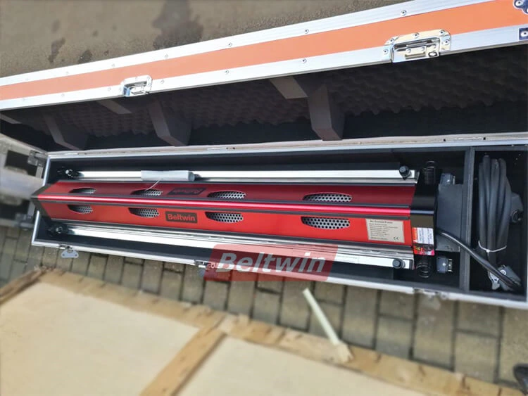 Entrega de prensas de enfriamiento por aire y punzonadoras manuales Beltwin a Nueva Zelanda