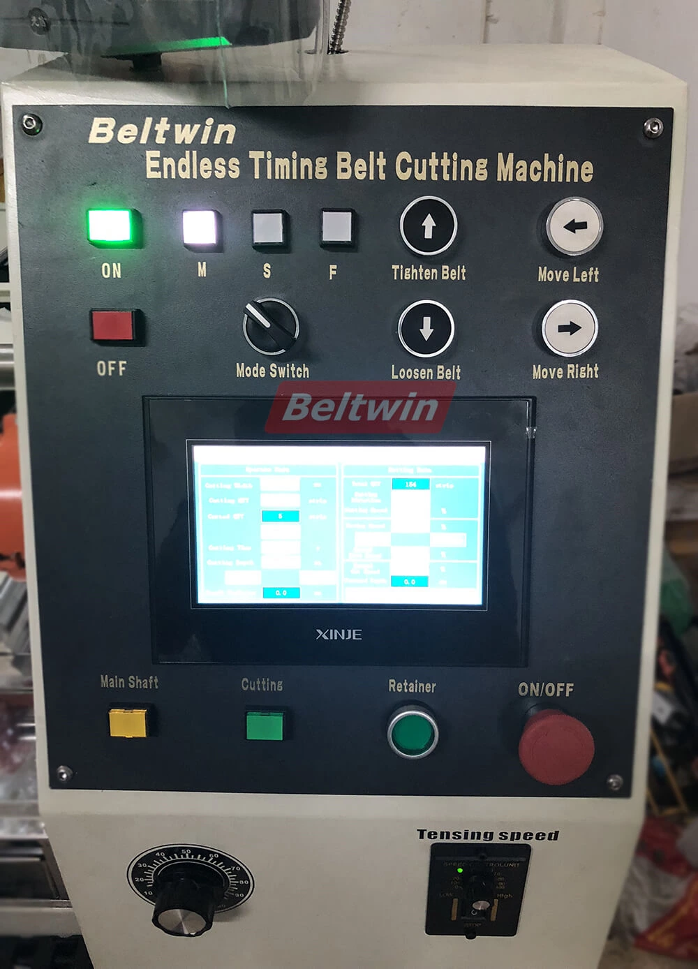 Entrega de la máquina cortadora de banda sin fin automática Beltwin a Tailandia