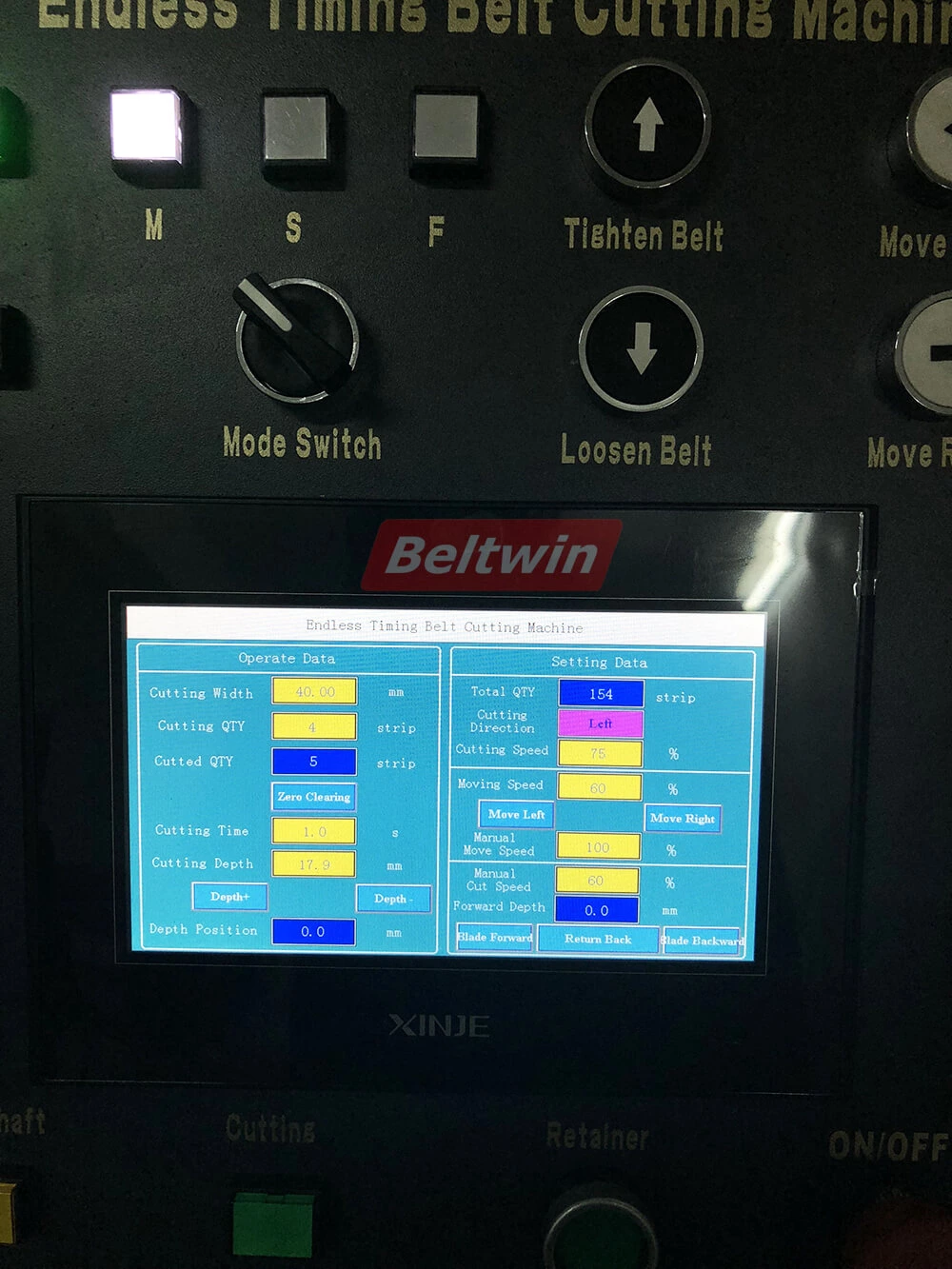 Entrega de la máquina cortadora de banda sin fin automática Beltwin a Tailandia