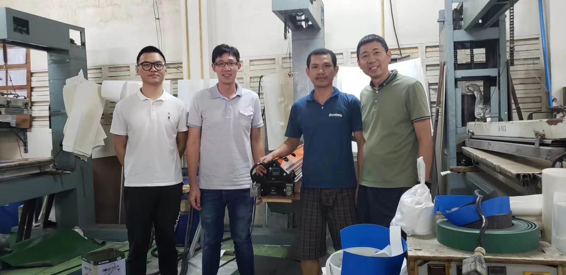 Viaje a Tailandia 2019: Comentarios de un cliente en Tailandia sobre el día 5-2 de la prensa de refrigeración por aire