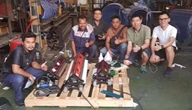 Viaje a Tailandia 2019: Comentarios de un cliente en Tailandia sobre el día 6 de la prensa de refrigeración por aire