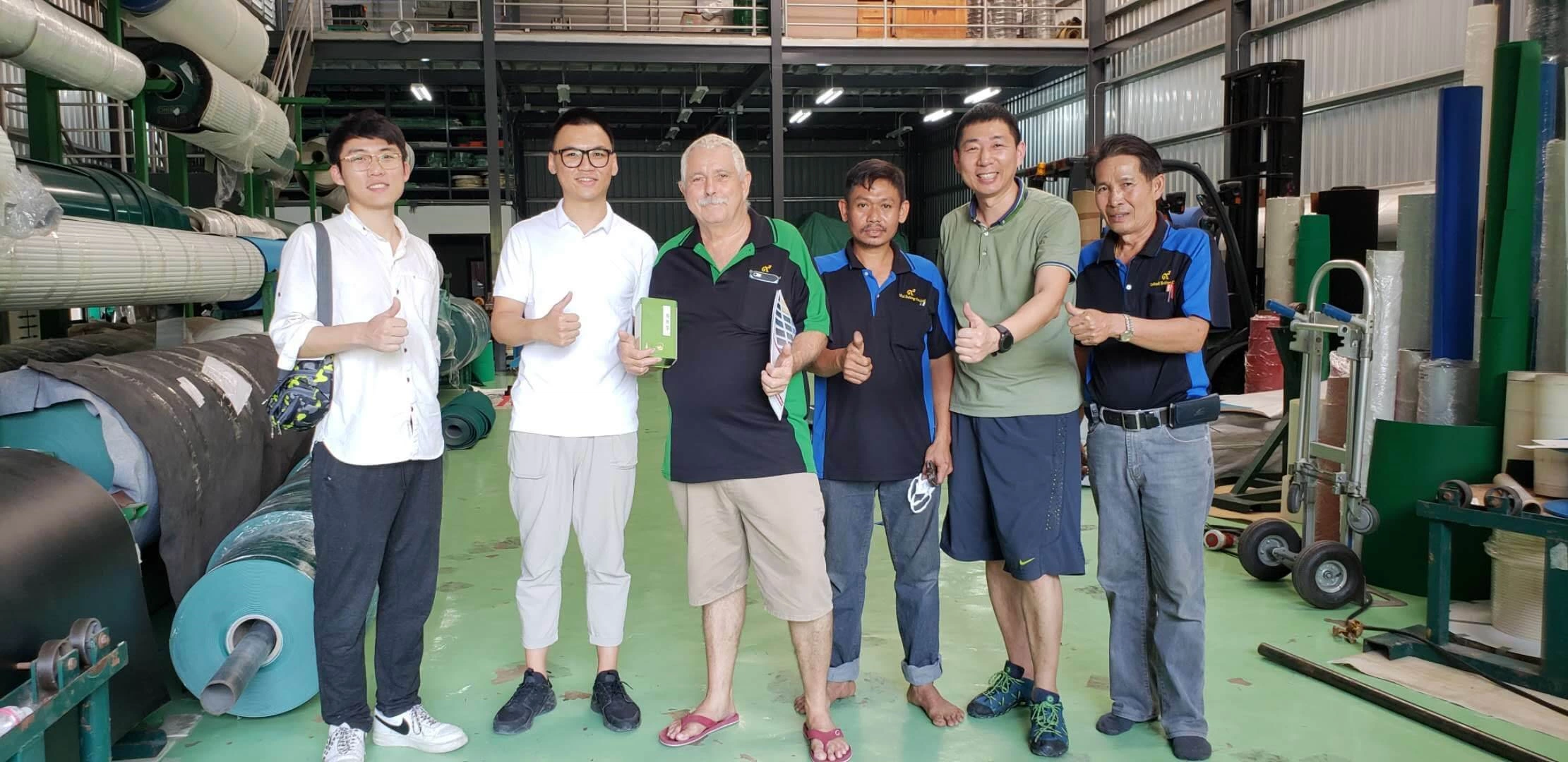 Bonito viaje para visitar a los clientes de Tailandia 2019