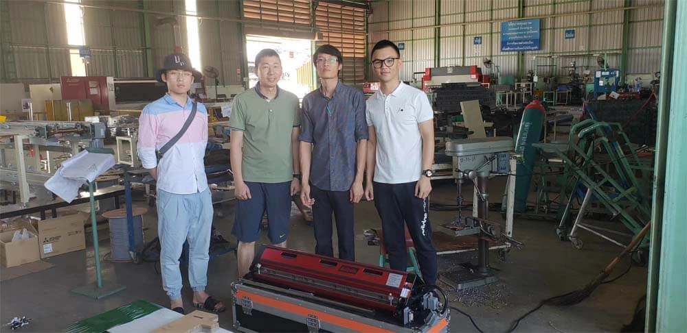 Bonito viaje para visitar a los clientes de Tailandia 2019