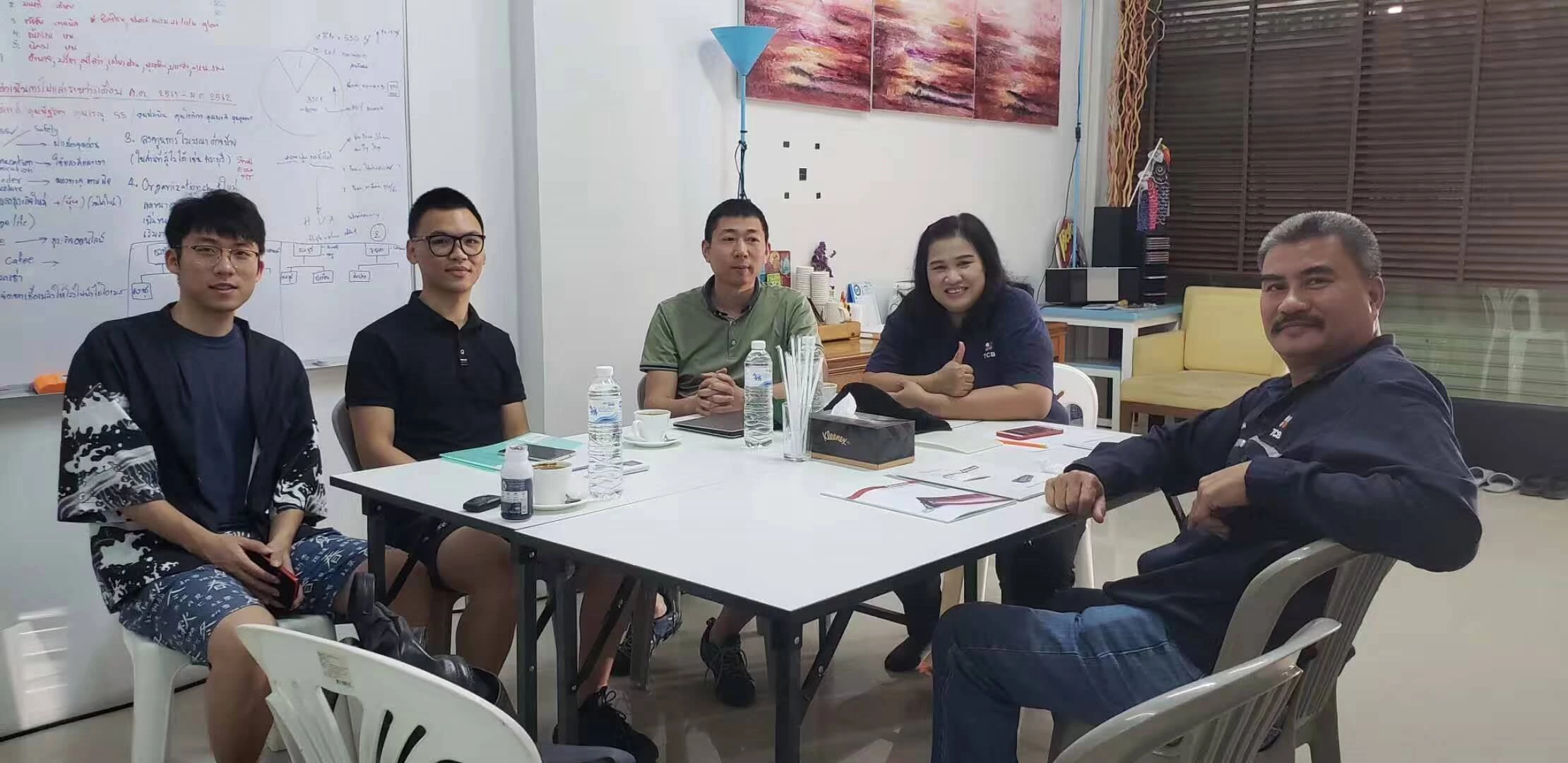 Bonito viaje para visitar a los clientes de Tailandia 2019