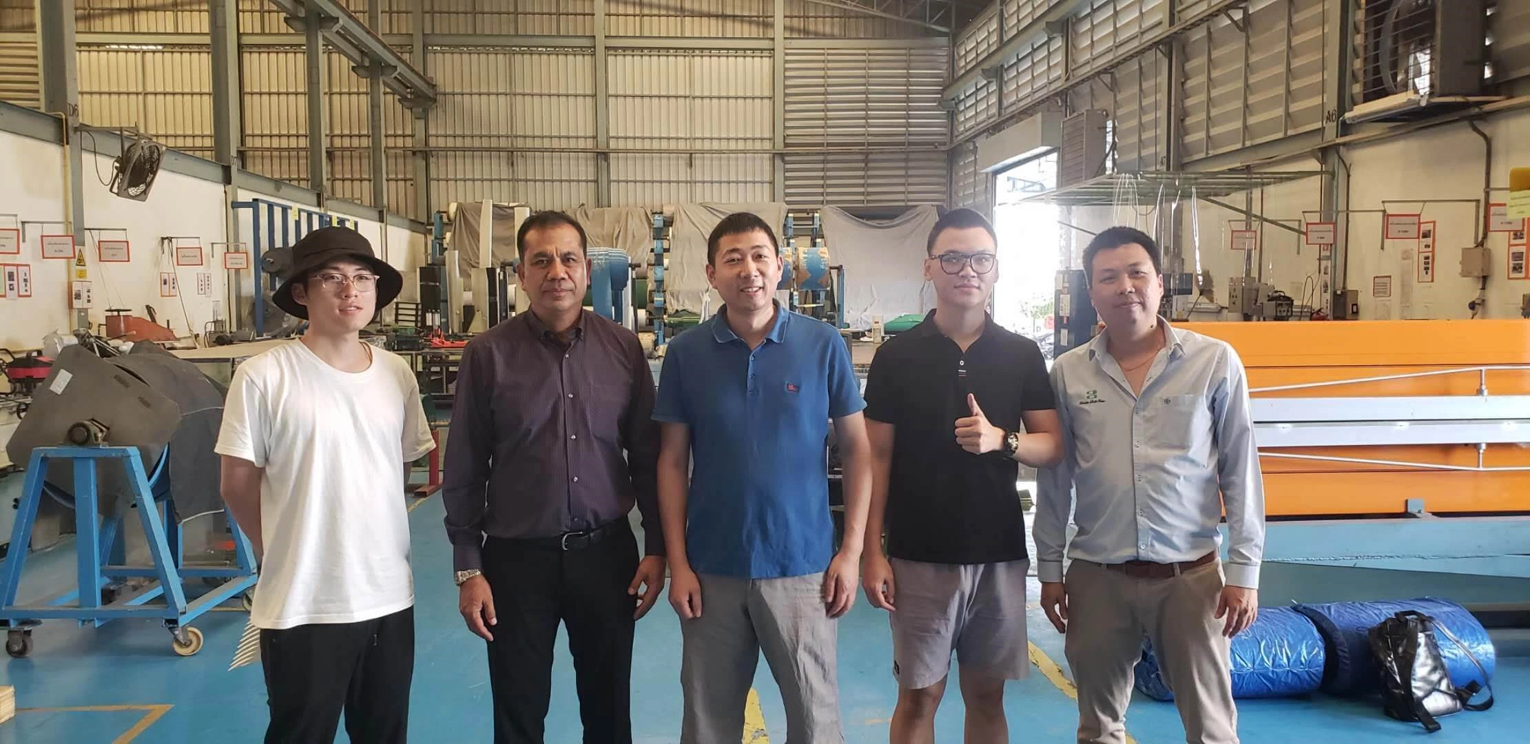 Bonito viaje para visitar a los clientes de Tailandia 2019