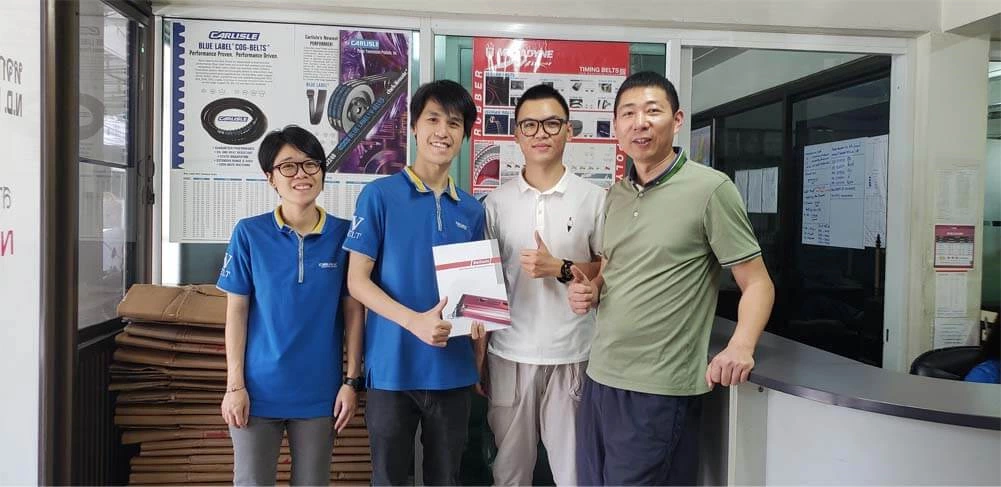 Bonito viaje para visitar a los clientes de Tailandia 2019