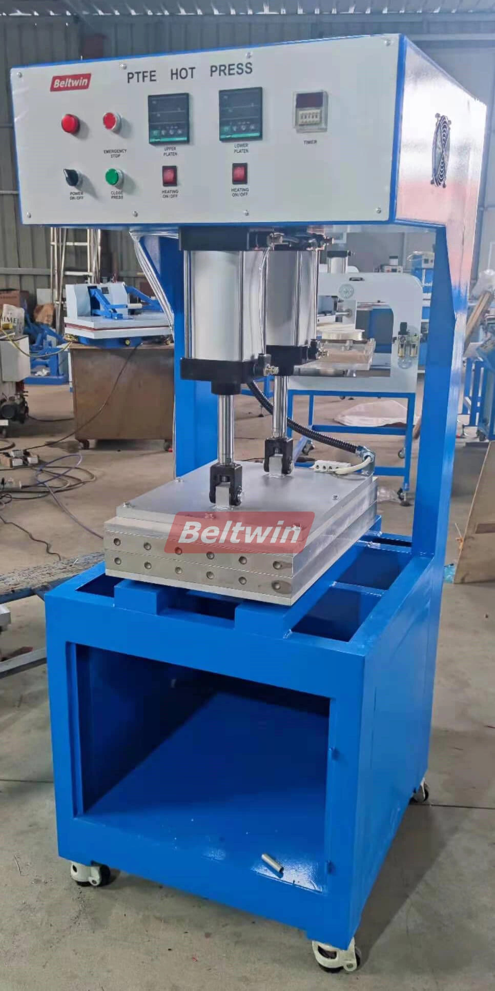 Máquina de soldadura de banda de teflón PTFE Prensa de empalme TW(STW)130-200