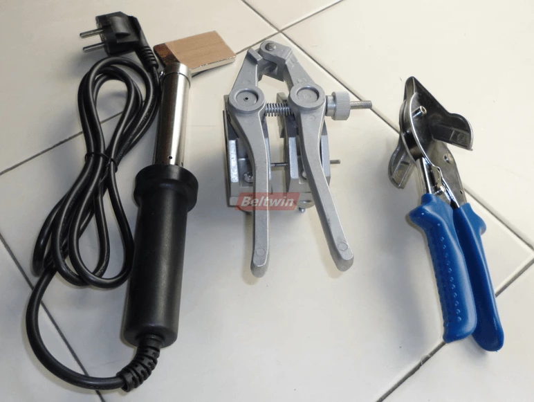 Kit de empalme de herramienta de soldadura de correa en V redonda de PU