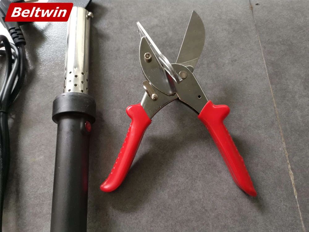 Kit de empalme de herramienta de soldadura de correa en V redonda de PU