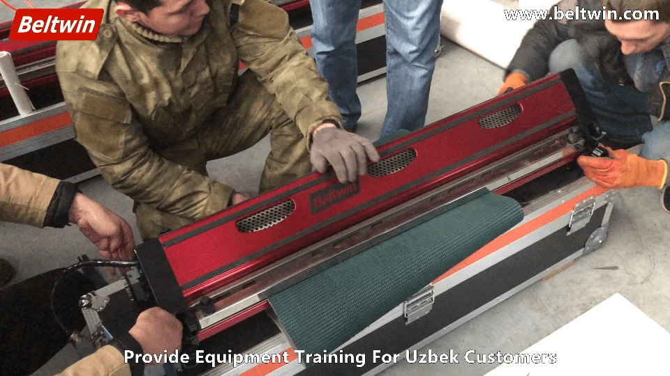 Capacitación en Uzbekistán para prensa de enfriamiento de aire