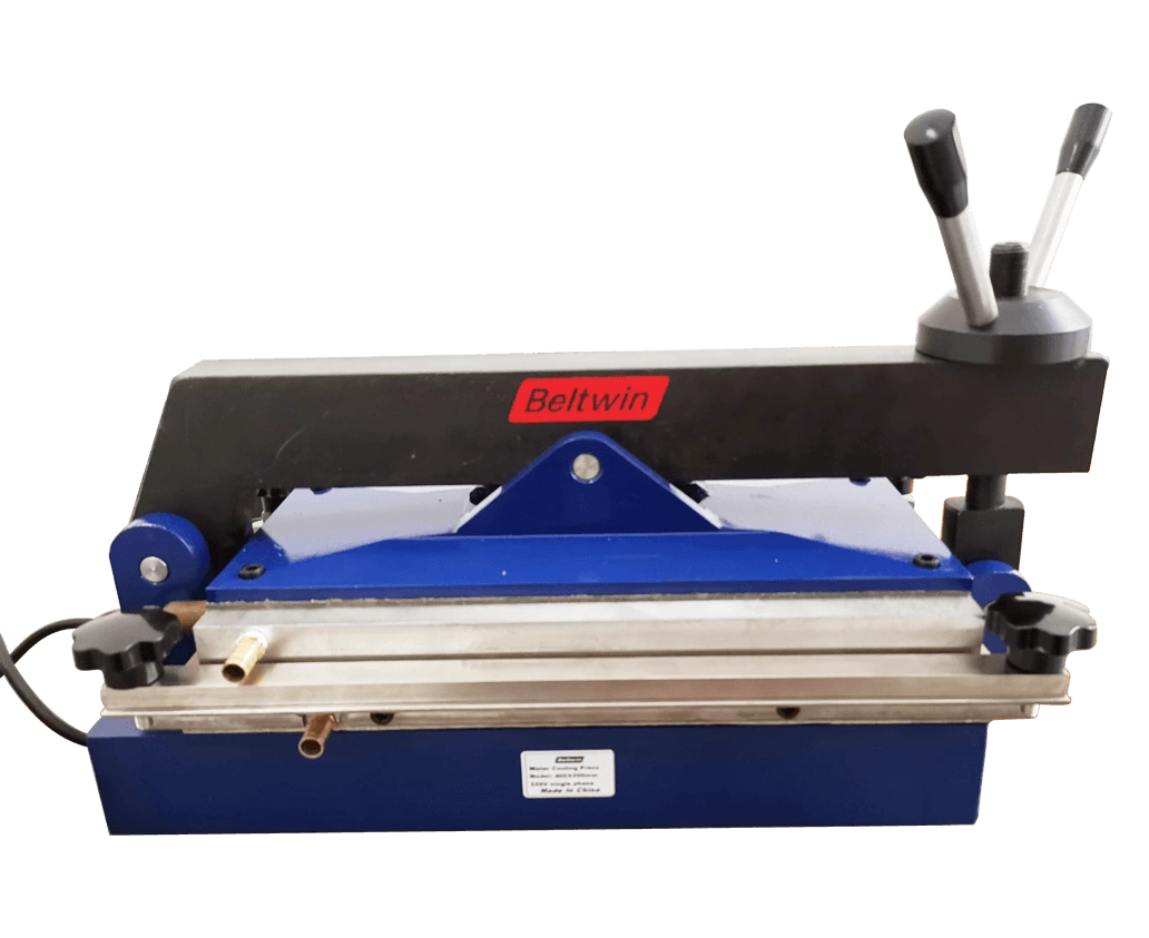 Prensa de empalme de banda de refrigeración por agua para banda transportadora de PVC de 200-400 mm, transmisión y banda plana