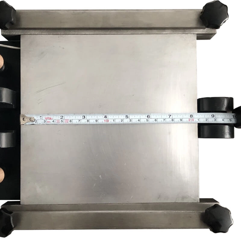 Prensa de empalme de banda de refrigeración por agua para banda transportadora de PVC de 200-400 mm, transmisión y banda plana