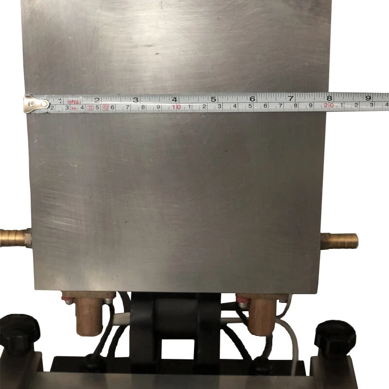 Prensa de empalme de banda de refrigeración por agua para banda transportadora de PVC de 200-400 mm, transmisión y banda plana