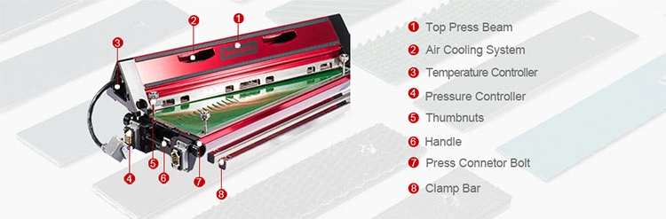 Prensa de Empalme para Correa de PU Homogéneo/Transmisión Positiva