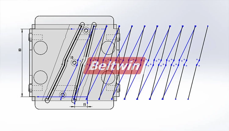 Perforadora Automática de Dientes para Correa PVC - PU TB1000 - 4000