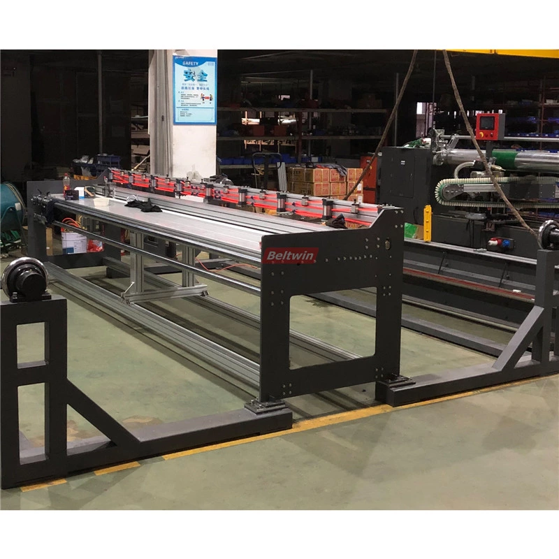 Cortadora de Banda Transportadora con Bobinadora y Rebobinadora (versión mejorada)