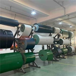 Estante de Almacenamiento de Rollo de Bandas con Tela para Trabajo Pesado