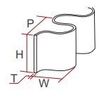 Empujadores/Pared Lateral/Guía de PVC/PU