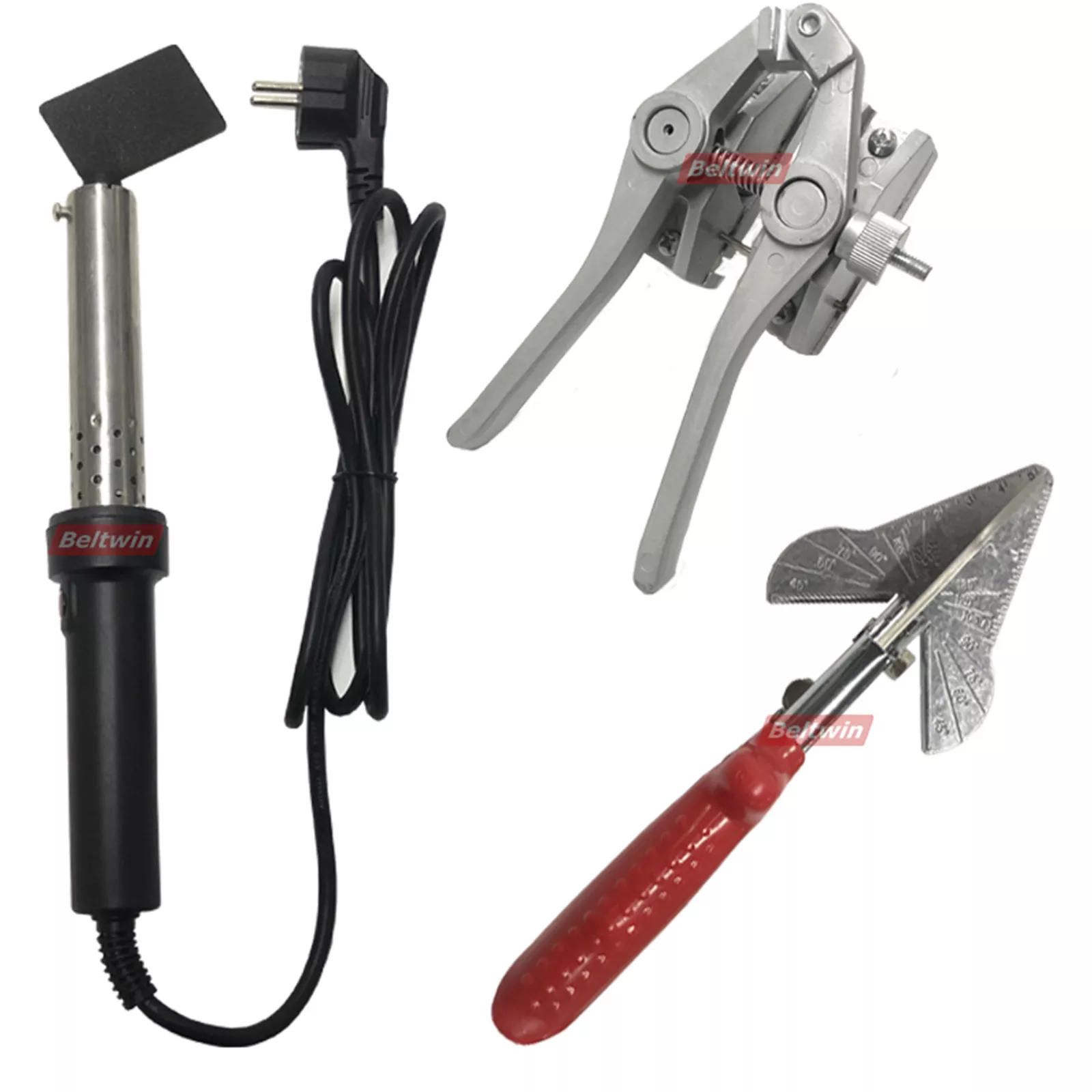 Kit de empalme de herramienta de soldadura de correa en V redonda de PU