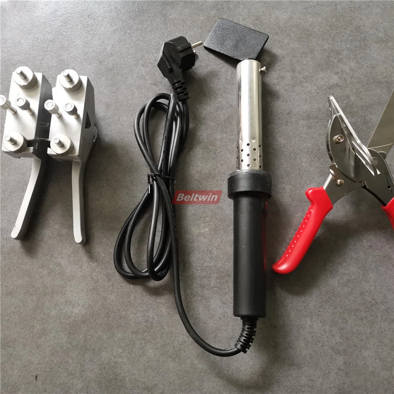 Kit de empalme de herramienta de soldadura de correa en V redonda de PU