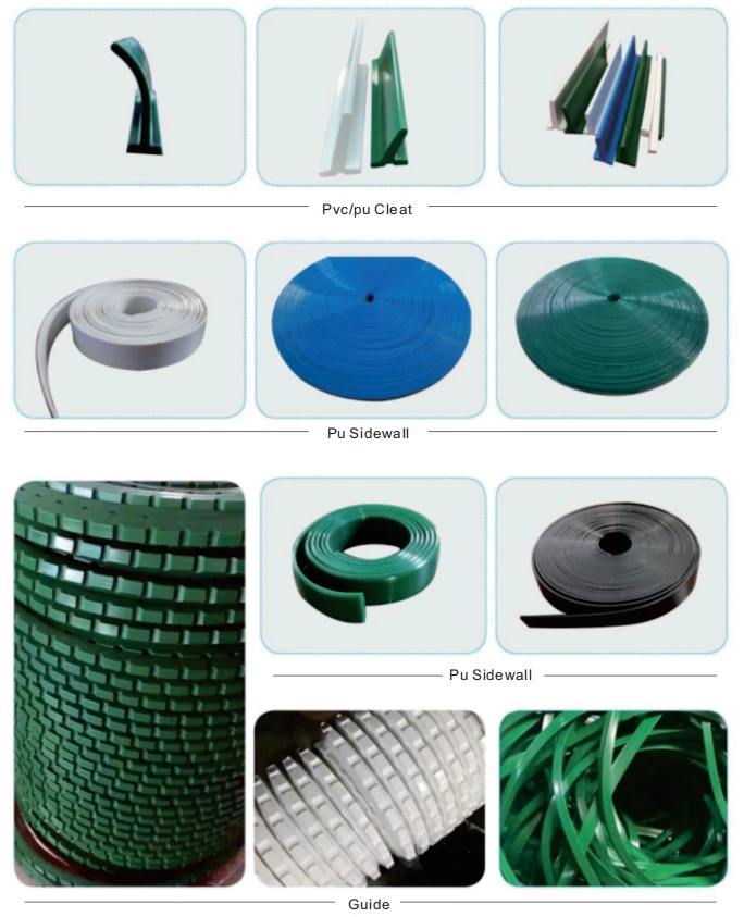 Empujadores/Pared Lateral/Guía de PVC/PU