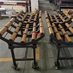 Rack con Rodillos para Rollos de Material de Banda Transportadora PVC PU