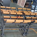 Rack con Rodillos para Rollos de Material de Banda Transportadora PVC PU