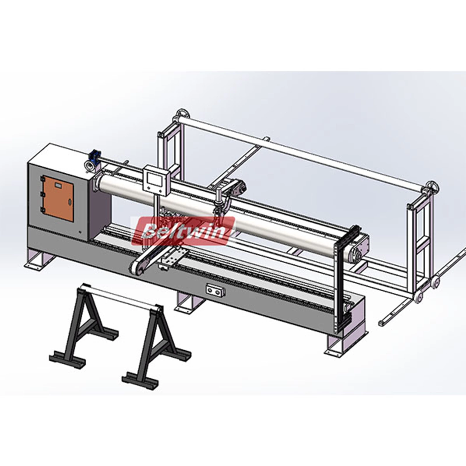 Máquina de soldadura de pared lateral/guía para Banda transportadora de PVC PU QB2000S-3000S