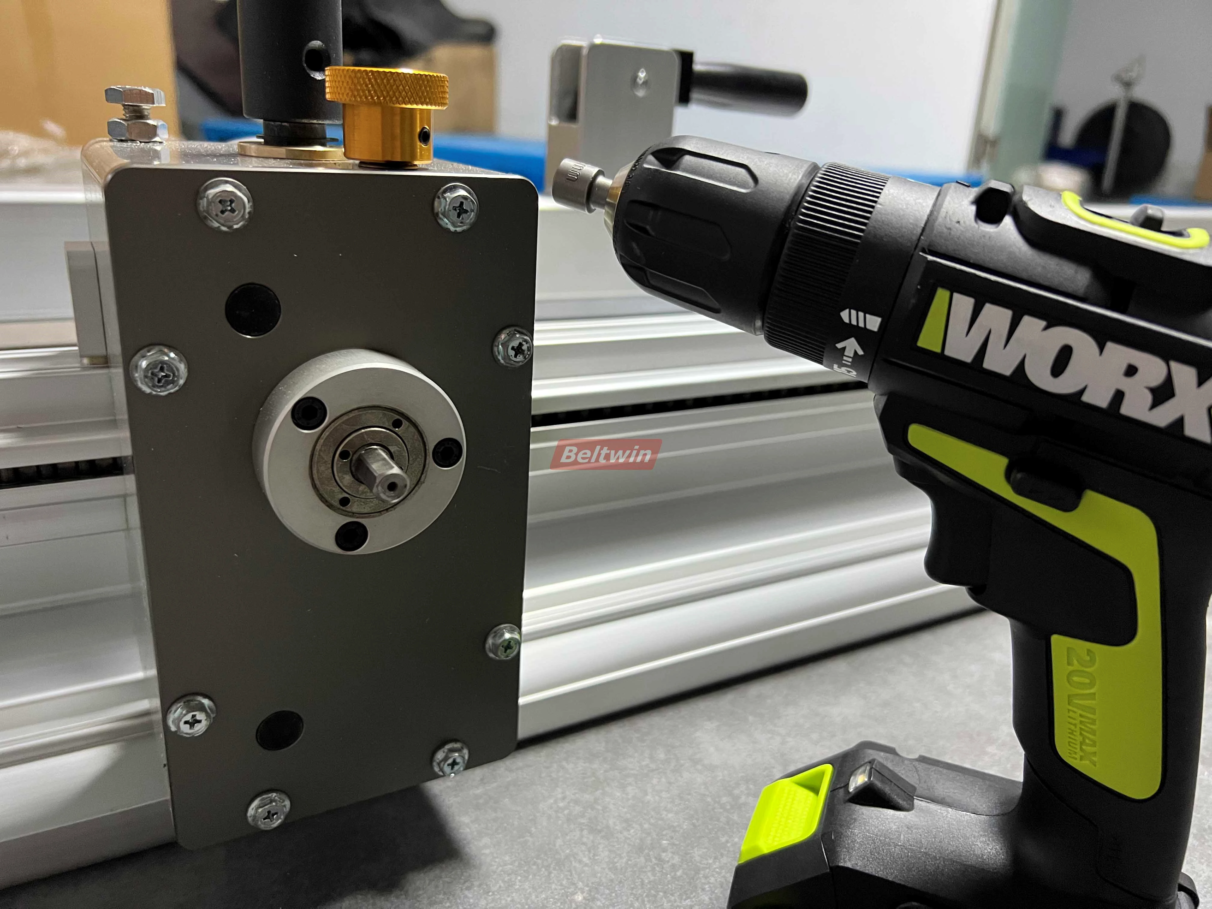 Roller Lacer con taladro eléctrico KA600-1500 para Empalme Mecánico de Banda Transportadora